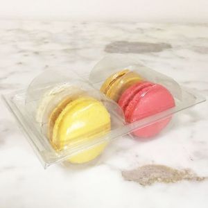 Clear Macaron Blister Box  for 4 Macarons($1.2 each) - Pack of 20 Boxes